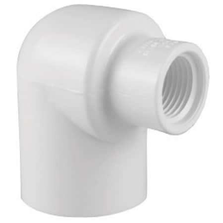 Charlotte Pipe And Foundry PVC023012400 Pipe Reducing Elbow 0.5x 0.75 in. 47233